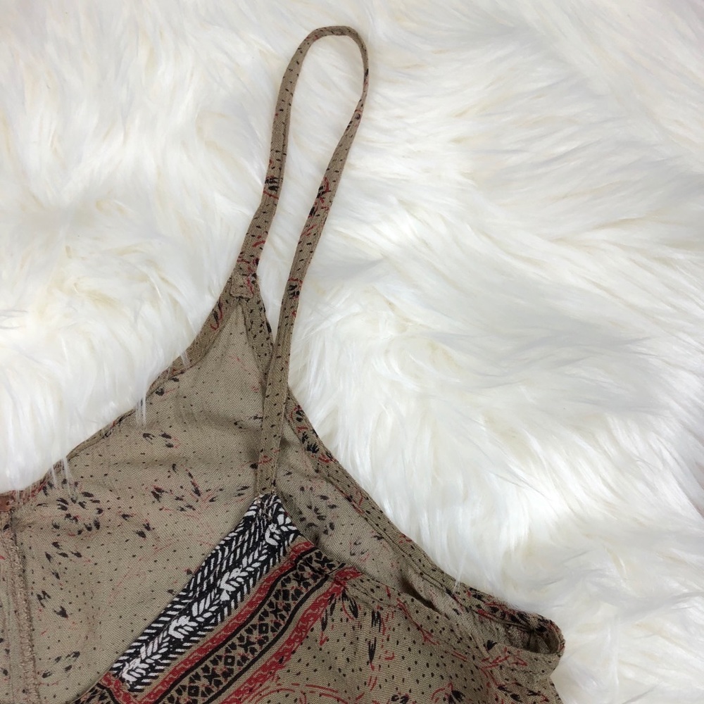 Free People | Boho Floral Tank Top Blouse Size L - Picture 3 of 8